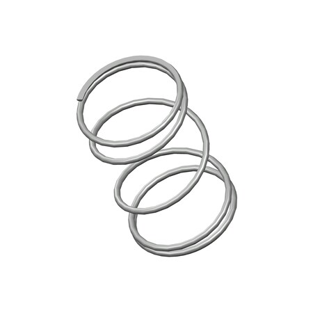 Approved Vendor Compression Spring, O=1.609, L= 2.59, W= .091 G909971255